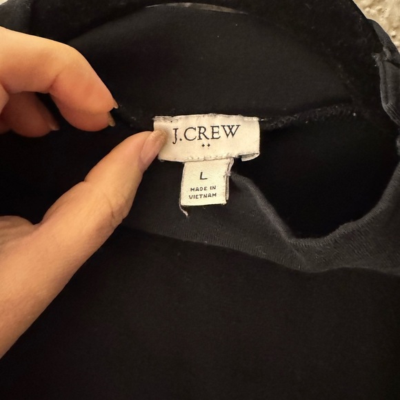 J.Crew Factory Mockneck bodysuit with button shoulders - Picture 6 of 6